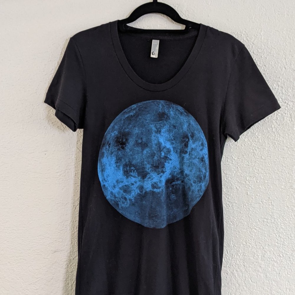 Threadless Moon tee XL black Rare - Picture 2 of 7